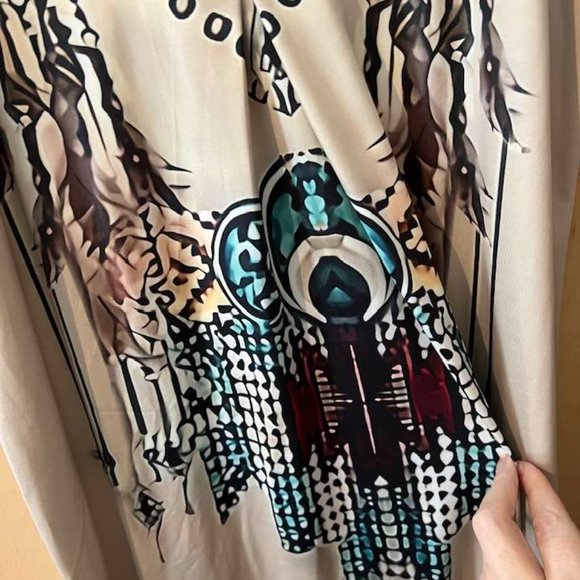 Full length Slim dress with Pretty Decor Size S Small - Picture 3 of 7